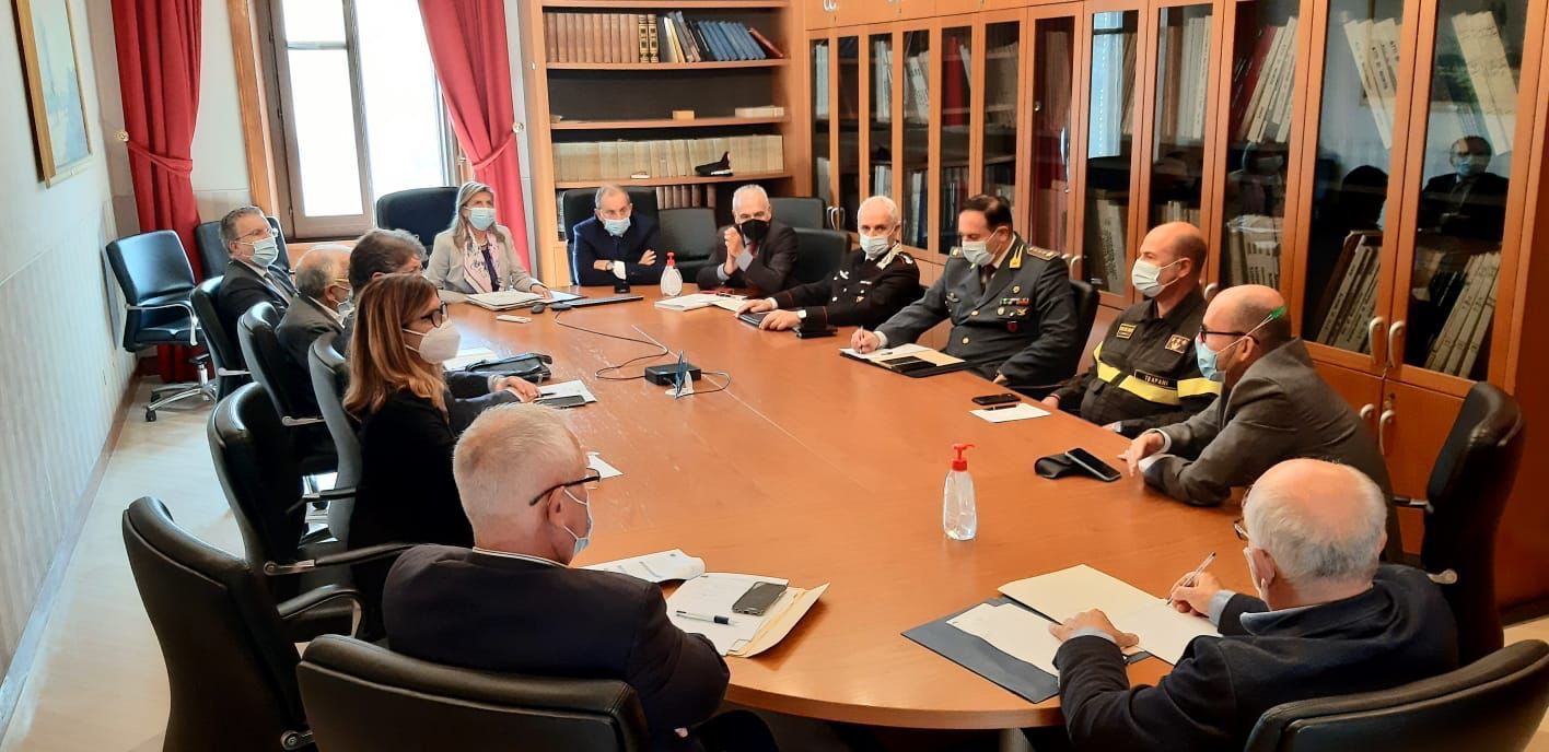 RIUNIONE IN PREFETTURA PRESIEDUTA DAL PREFETTO MICHELE Di BARI CAPO